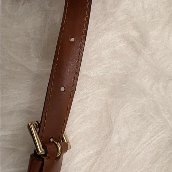 REHAB Authentic LV Louis Vuitton Leather Adjustable Crossbody Replacement Strap - Picture 6 of 11